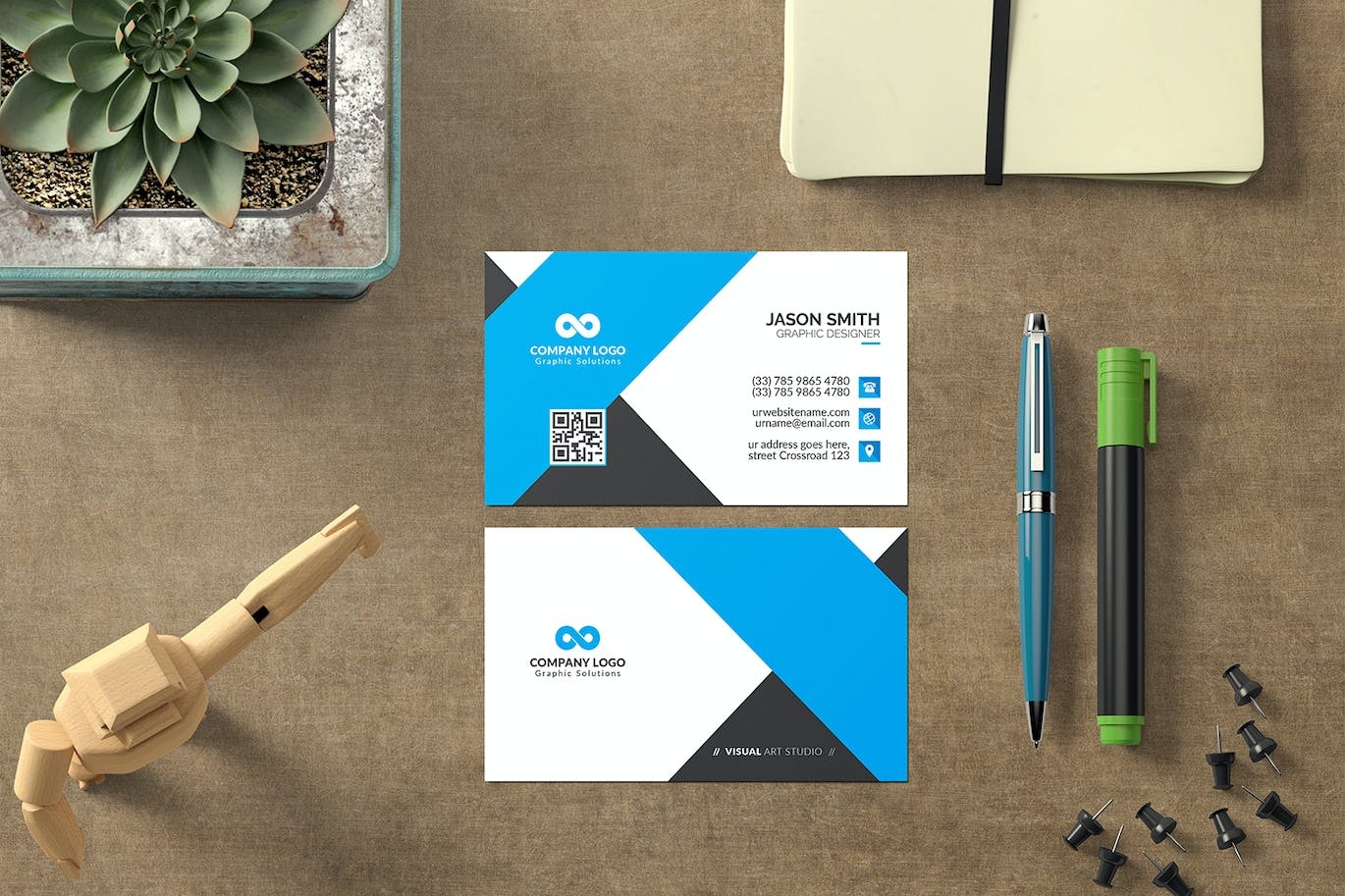 Visiting Card design template - Image 3