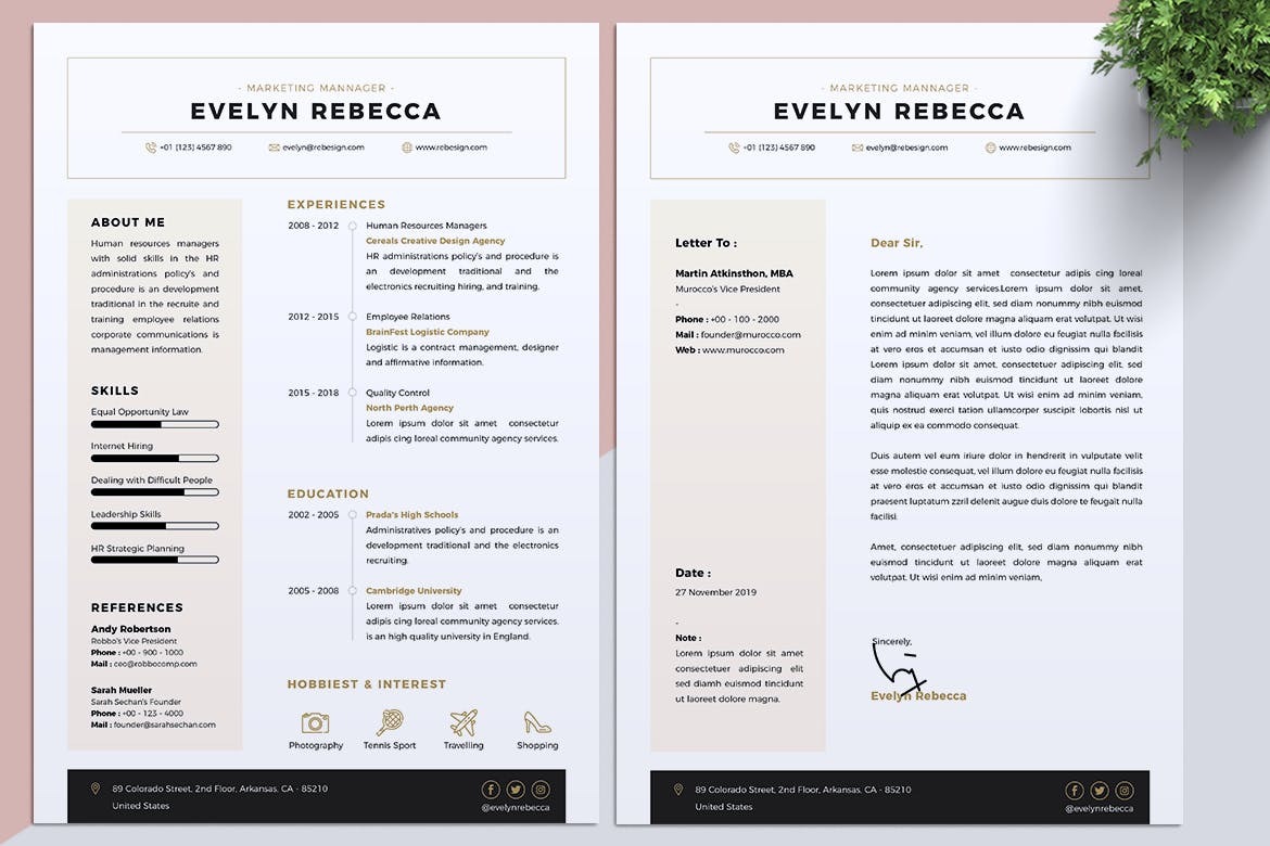 CV Resume template - Image 3