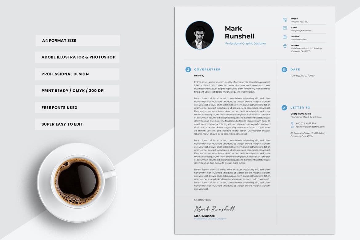 Minimalist CV Resume - Image 5