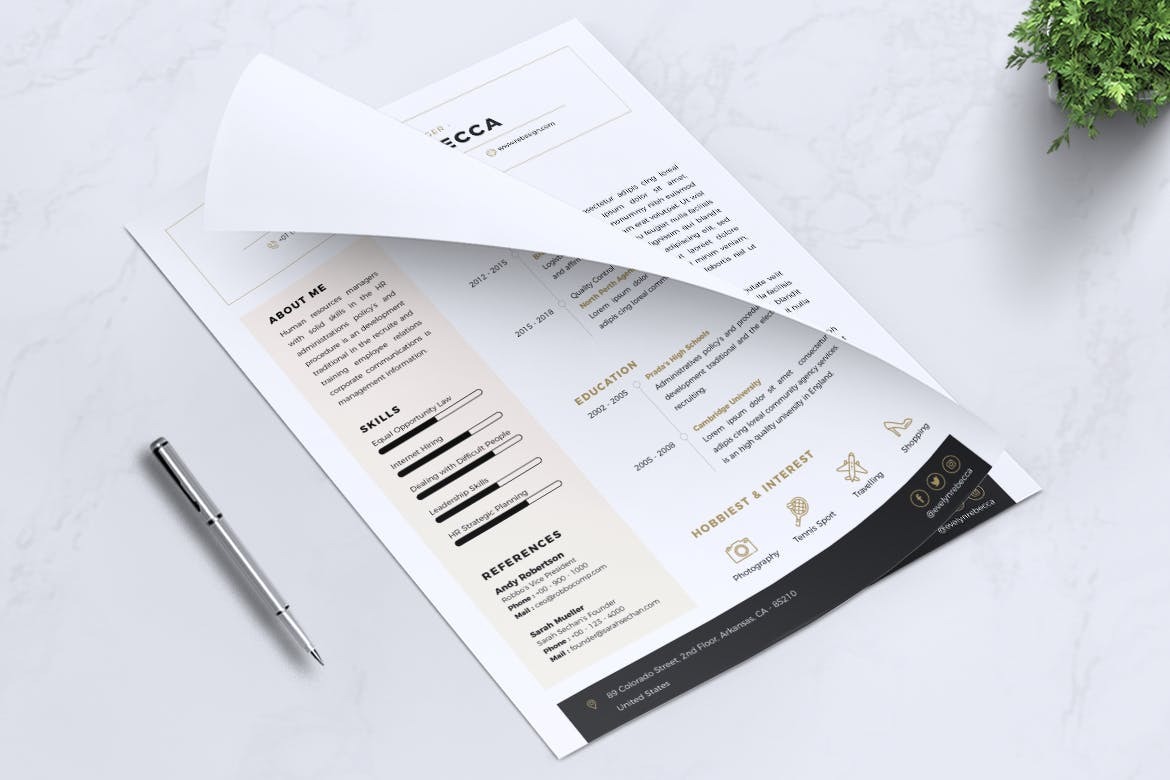 CV Resume template - Image 2
