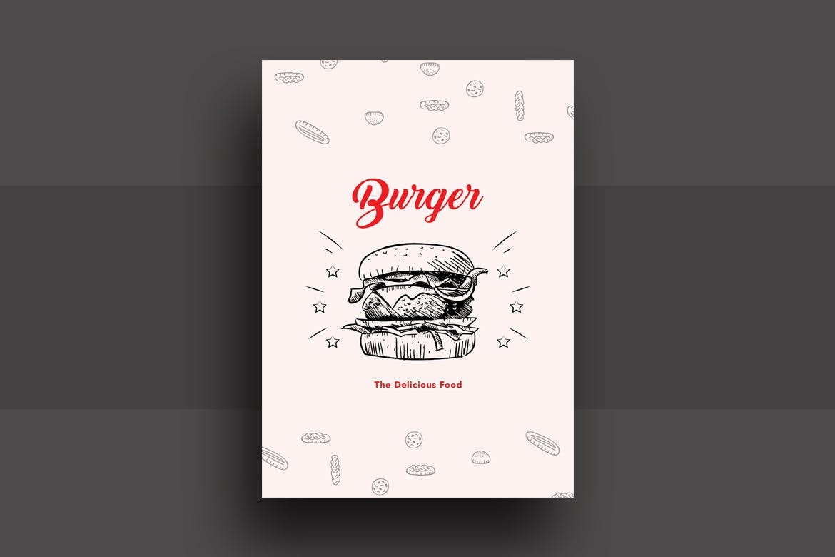 Restaurant Menu Design For Burger & Pizza - Image 2