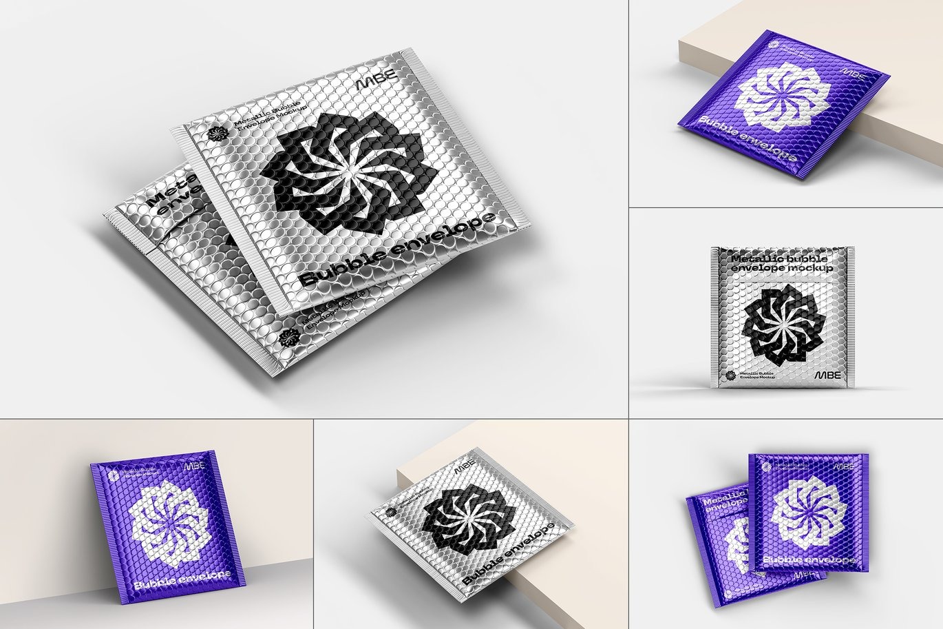 Metallic Bubble Envelope Mock-up