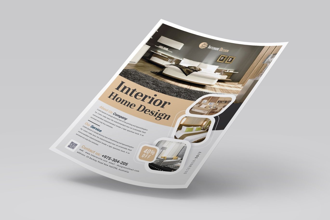 Interior Design Flyer
