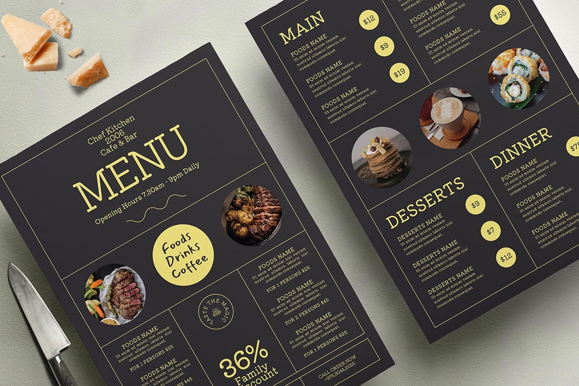 Food Menu template - Image 3