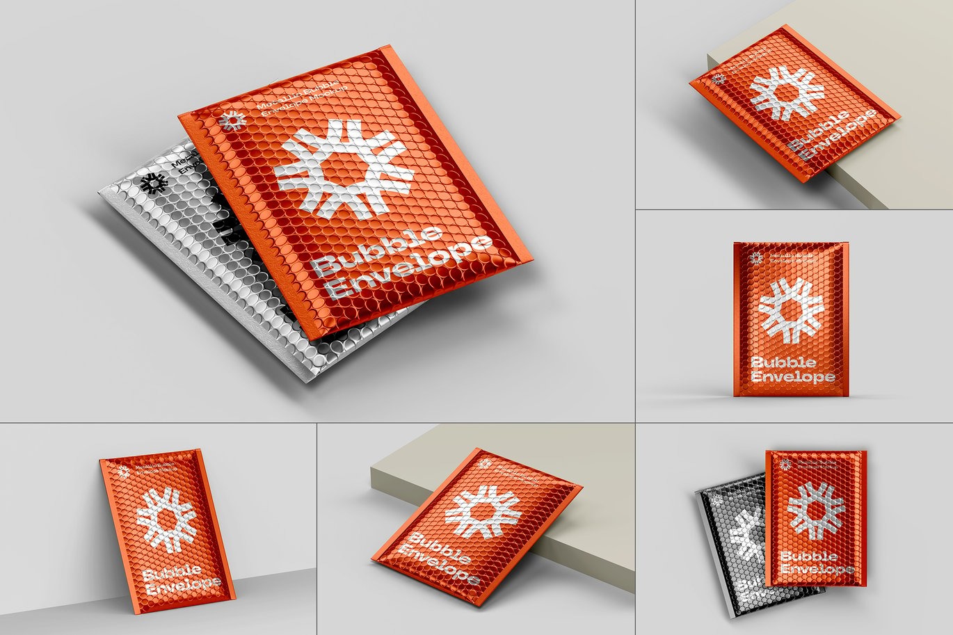 Metallic Bubble Envelope Mock-up