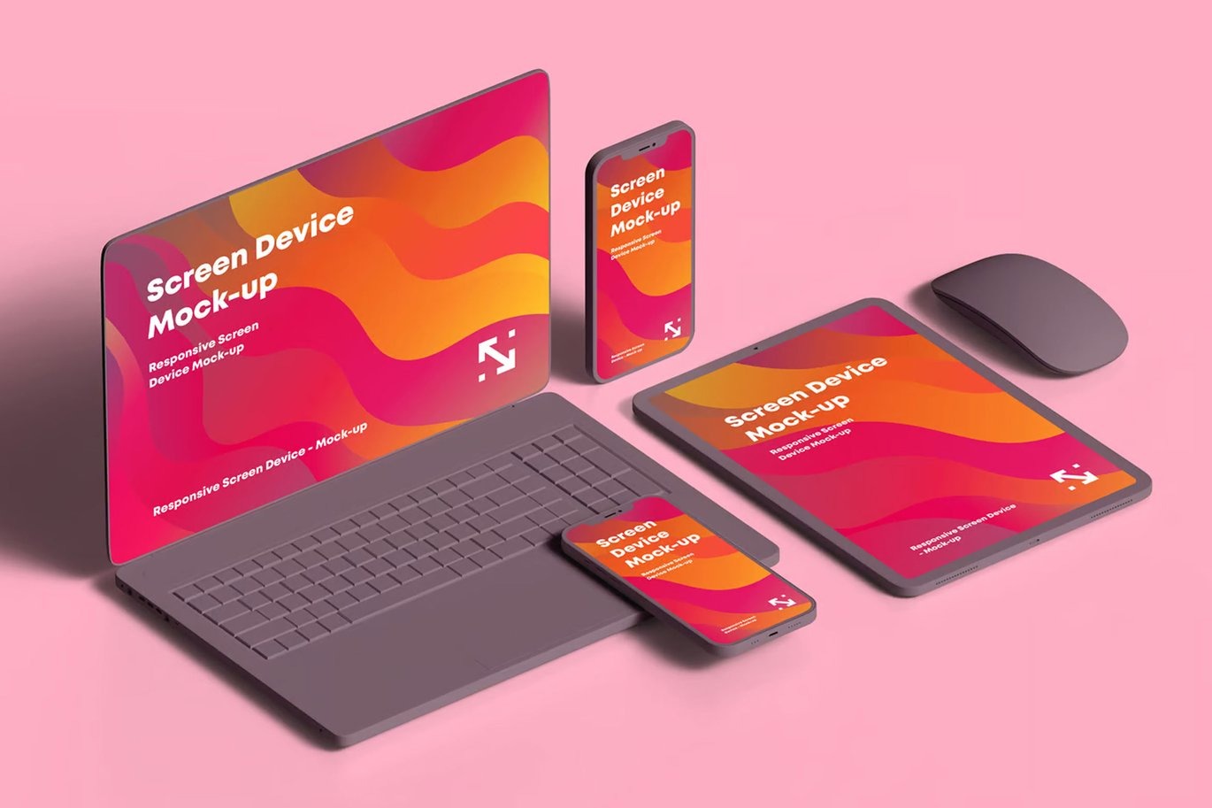 Responsive Clay Screen Device Mockup - Image 10