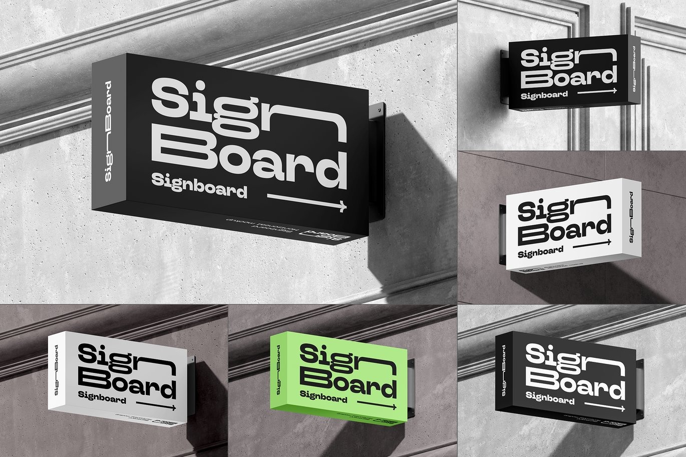 Signboard Horizontal Mock-up