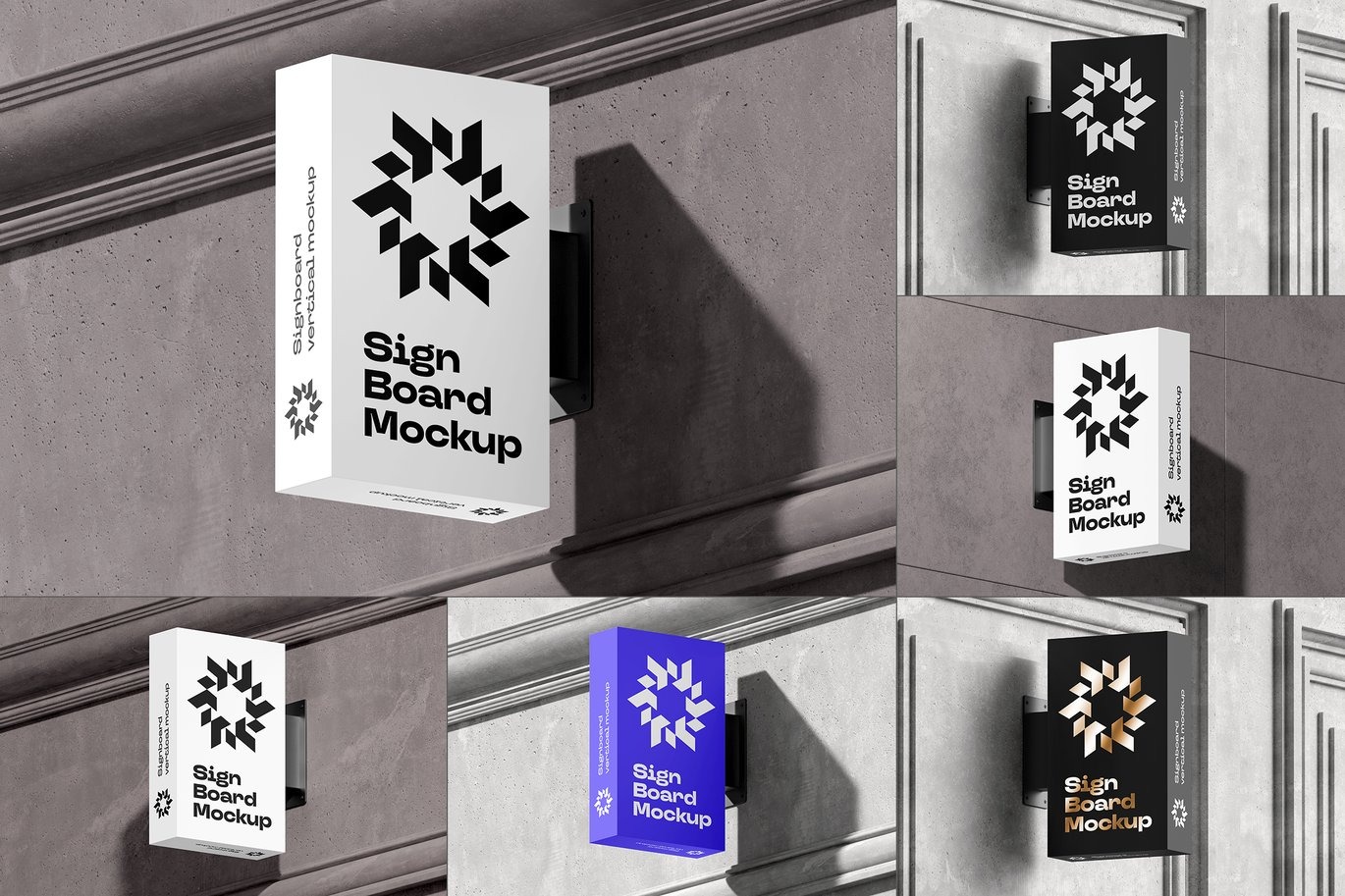 Signboard Vertical Mock-up